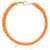 Patou Glass And Brass Bead Necklace ORANGE