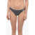 Karl Lagerfeld Striped Bikini Bottom Black