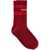 Vetements Logoed Socks BORDEAUX RED