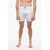 Karl Lagerfeld Rue St-Guillaume Solid Color Basic Swim Shorts With 3 Pocket White