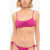 DSQUARED2 Printed Icon Bikini Bra Pink