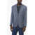 CORNELIANI Notch Lapel Gate Half-Lined Blazer Blue