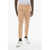 CORNELIANI Cc Collection Stretch Cotton Chinos Pants With Belt Loops Beige