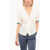 Paul Smith Buttoned Top With Puff Short Sleeves White
