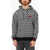 MCM Embroidered Logo Printed Brushed Cotton Hoodie Gray