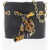 Versace Jeans Couture Faux Leather Bucket Bag With Foulard Embellish Black