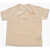 Converse All Star Solid Color Relaxed Crew-Neck T-Shirt With Logo Beige