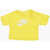 Nike Crew-Neck T-Shirt With Frontal Logo Yellow