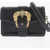 Versace Jeans Couture Faux Leather Bag Embellished With Maxi Golden Black