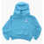 Nike Solid Color Fleeced-Cotton Hoodie Light Blue
