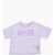 Converse All Star Chuck Taylor Logo Printed Crew-Neck T-Shirt Violet