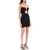 NENSI DOJAKA Mini Bustier Dress With Cut-Out BLACK