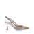 NINALILOU Slingback Argento E Oro Strass Tacco 75 Mm Gold