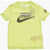 Nike Logo Printed Crew-Neck T-Shirt Yellow