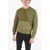 Neil Barrett Slim Fit Shades Of Colour Blocking Sweatshirt With 3 Pocket Green
