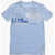 Converse All Star Chuck Taylor Front Printed Crew-Neck T-Shirt Blue