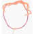 forte_forte Fluo Ribbon My Jewel Necklace With Bead Pendant Pink