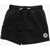 Converse All Star Chuck Taylor Solid Color Swim Shorts With Contrast Black