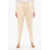 forte_forte Pleated Jeans With Contrasting Seams Beige