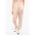 forte_forte Check Printed Pants With Coulisse Pink