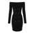 Elisabetta Franchi ELISABETTA FRANCHI BLACK KNITTED COAT DRESS Black