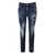 DSQUARED2 DSQUARED2 COOL GIRL CROPPED BLUE JEANS Blue