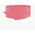 forte_forte Solid Color Suede Belt 60Mm Pink