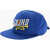 JUST DON Solid Color Cap With Embossed Embroidery Blue
