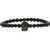 Alexander McQueen Pavé Skull Bracelet BLACK