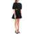 MSGM Mini Dress With Balloon Sleeves And Cut-Outs NERO