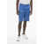 CORNELIANI Id Stretchy-Cotton Double-Pleated Shorts Light Blue
