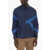 Neil Barrett Poplin Cotton Shirt With Contrasting Details Blue