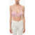 Michael Kors Collection Rbbed Cashmere Top Pink