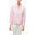 Michael Kors Collection Mini Checked 3 Button Blazer Pink