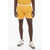 Bel-Air Athletics Perforated Basketball Shorts With Drawstring Waist Yellow