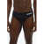 DSQUARED2 Icon Stretch Nylon Swim Brief With Printed Contrasting Logo Black