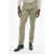 CORNELIANI Id Stretchy Cotton 5-Pocket Pants With Embroidered Logo Military Green