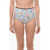 Palm Angels Missoni All-Over Printed Scribble Swim Briefs White