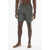 Nike Swim Solid Color Swim Shorts With Embroidered Logo Gray