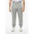 Neil Barrett Cotton Loose Fit Sweatpants With Knitted Side Bands Gray