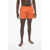 Off-White Printed Diag Logo Swimshorts Orange