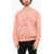 Neil Barrett Easy Fit Dancing In The Crew-Neck Sweatshirt Pink