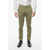 CORNELIANI Cc Collection Linen Blend Chinos Pants With Belt Loops Military Green