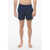 Nike Swim Solid Color Swim Shorts With Embroidered Logo Blue