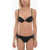 Armani Emporio Ribbed Bikini With Golden Details Black