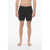 Nike Swim Two-Tone Swim Shorts With Drawstring Waist Black