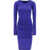 Victoria Beckham Wrap Dress IRIS BLUE