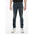 Diesel Stretch Denim Jeans With Visible Stitching Blue