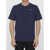 AUTRY Cotton T-Shirt With Logo BLUE