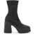 Stella McCartney Thick Heel Stretch Boots BLACK